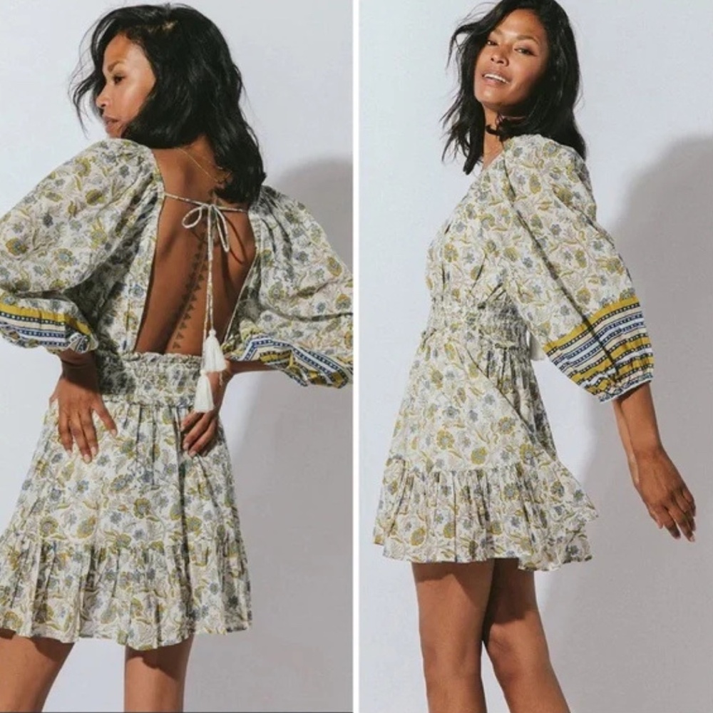 Cleobella Aria Cotton Boho Mini Dress